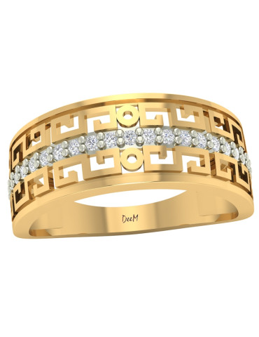 ZŁOTY PIERŚCIONEK OZDOBNY PR. 585