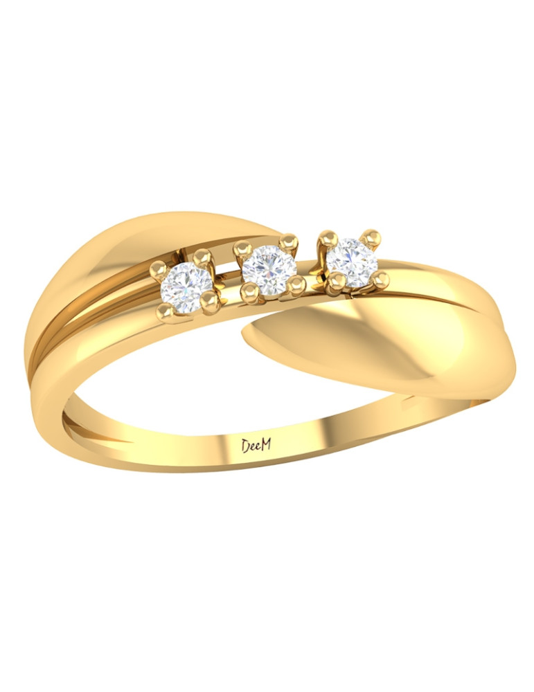 ZŁOTY PIERŚCIONEK Z CYRKONIAMI PR. 585