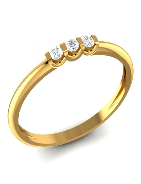 ZŁOTY PIERŚCIONEK ZARĘCZYNOWY PR. 585