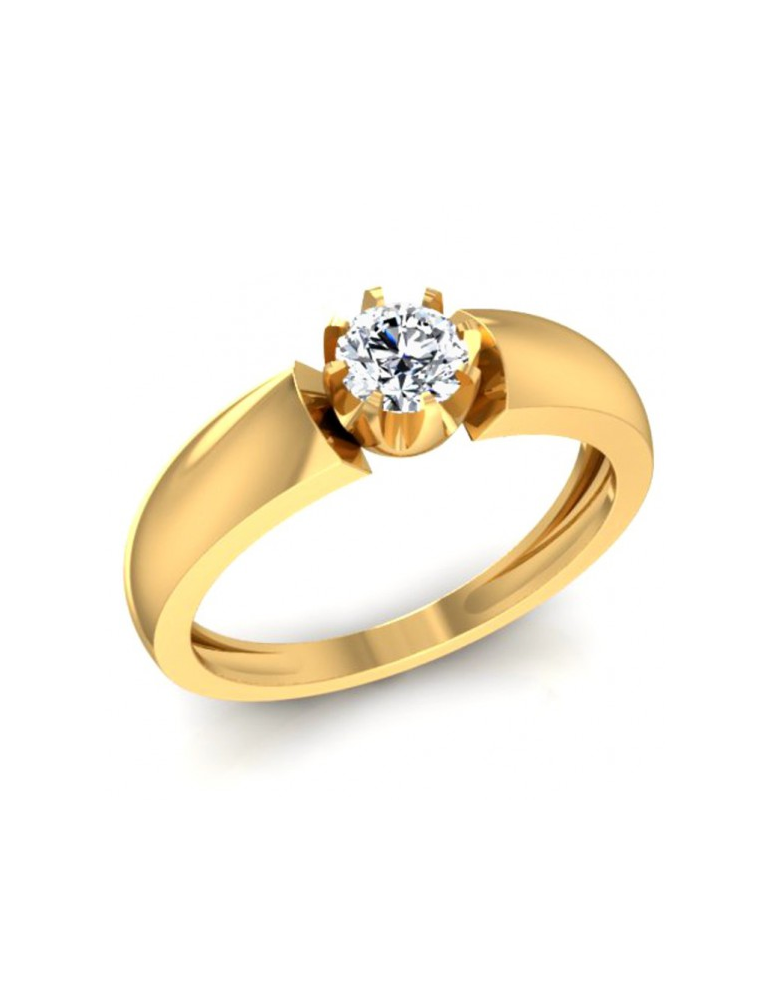 ZŁOTY PIERŚCIONEK ZARĘCZYNOWY PR. 585