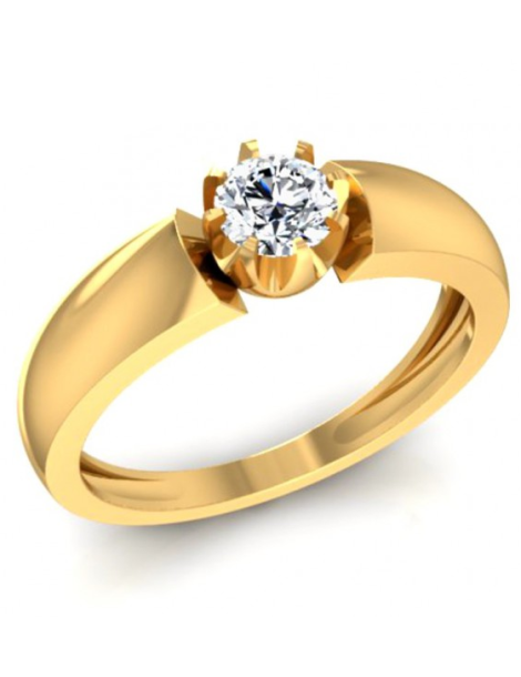 ZŁOTY PIERŚCIONEK ZARĘCZYNOWY PR. 585