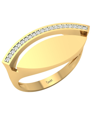 ZŁOTY PIERŚCIONEK NOWOCZESNY PR. 585