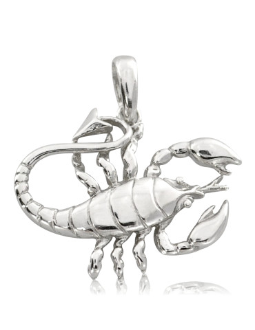 SREBRNY WISIOREK ZNAK ZODIAKU SKORPION PR. 925