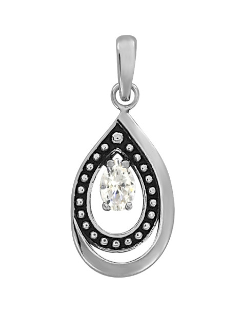 SREBRNY WISIOREK Z CYRKONIĄ PR. 925