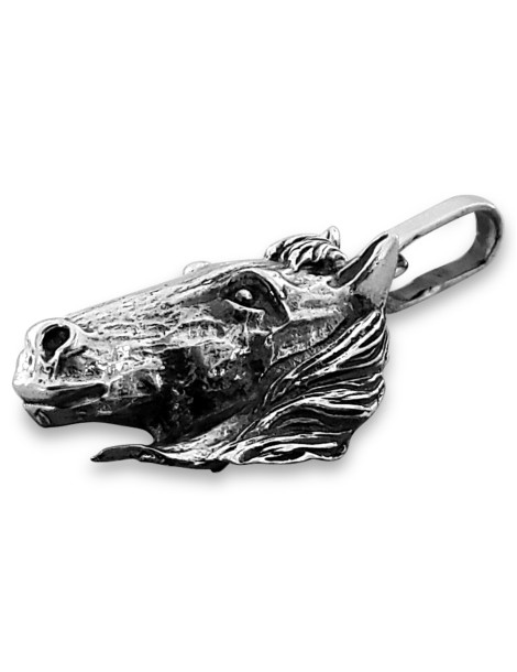 SREBRNY WISIOREK ŁEB KONIA KOŃ KONIK PR. 925