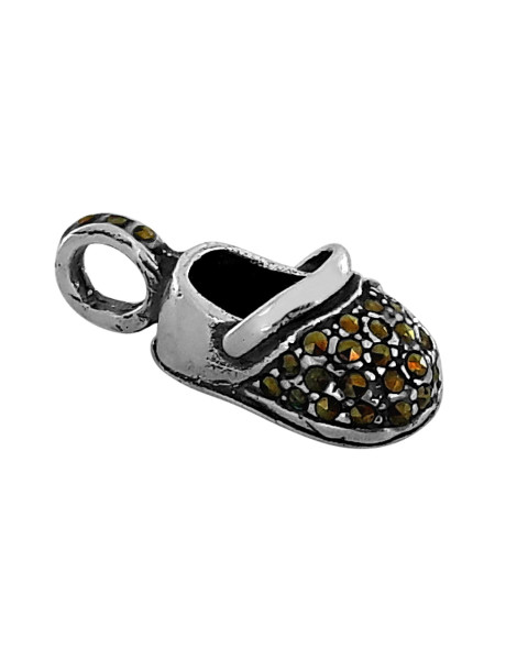 SREBRNY WISIOREK BUT BUCIK Z MARKAZYTAMI PR. 925 + GRAWER GRATIS!