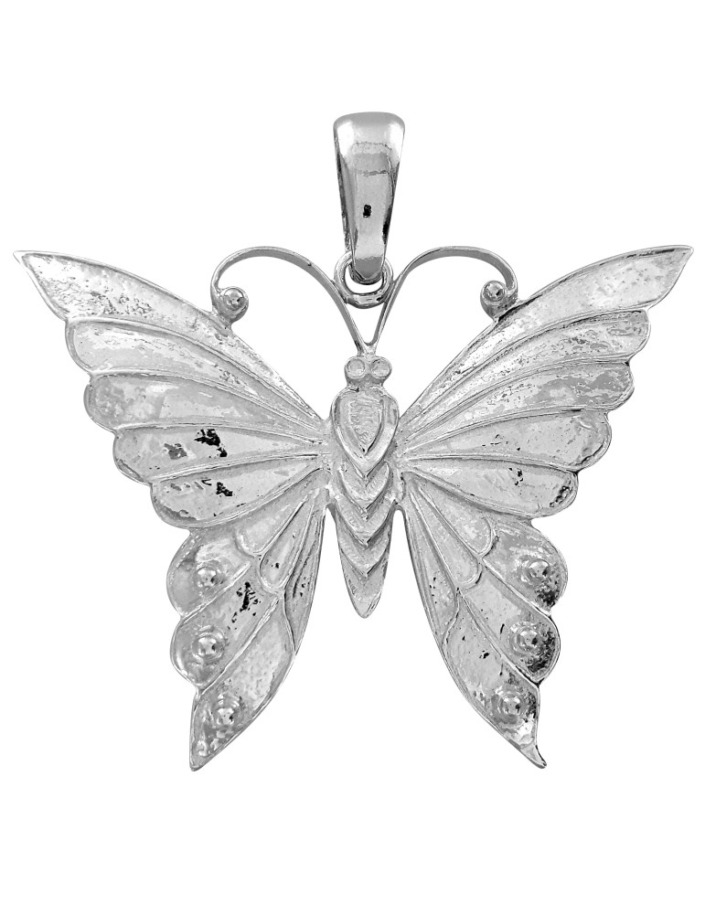 SREBRNY WISIOREK DUŻY MOTYL PR. 925