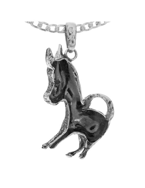 SREBRNY WISIOR SOWA DUŻY PR. 925