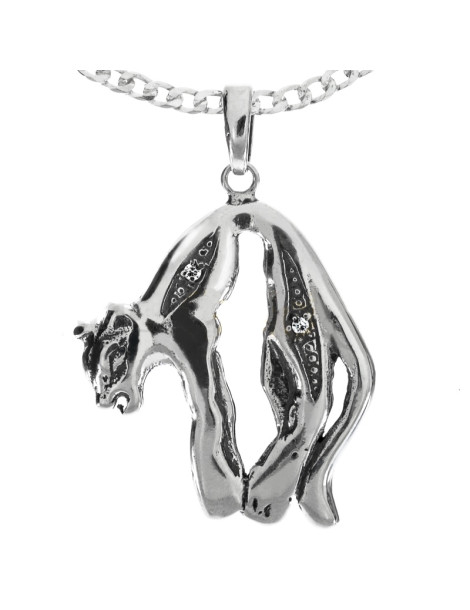 SREBRNY WISIOR SOWA DUŻY PR. 925