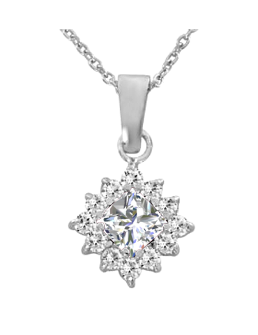 SREBRNY WISIOREK KARMAZYCJA Z CYRKONIAMI PR. 925 RÓŻNE KOLORY