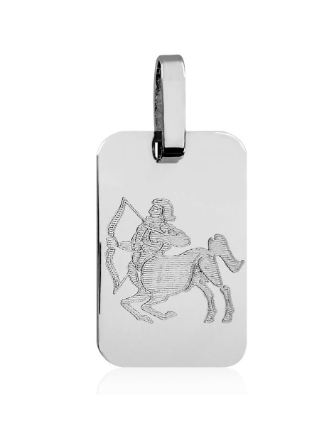 SREBRNY NIEŚMIERTELNIK STRZELEC ZNAK ZODIAKU PR. 925 + GRAWER