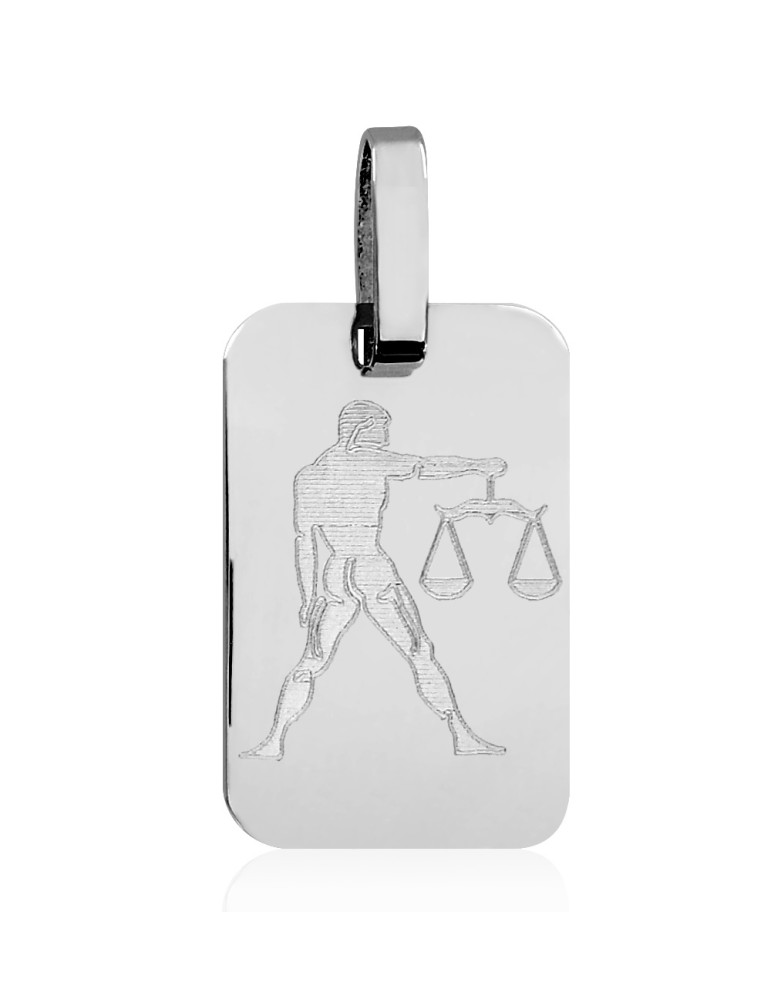 SREBRNY NIEŚMIERTELNIK WAGA ZNAK ZODIAKU PR. 925 + GRAWER