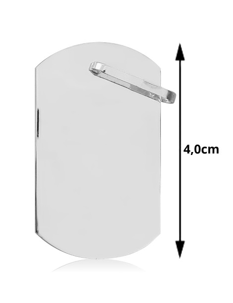 SREBRNY NIEŚMIERTELNIK WOJSKOWY PR. 925 + GRAWER GRATIS!