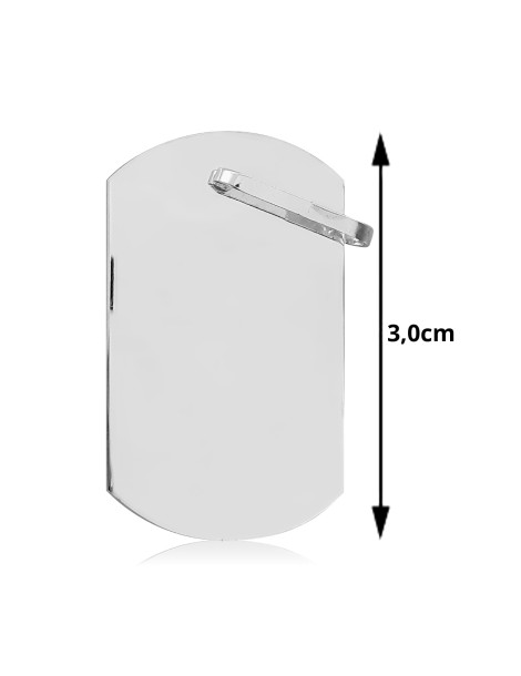 SREBRNY NIEŚMIERTELNIK WOJSKOWY PR. 925 + GRAWER GRATIS!