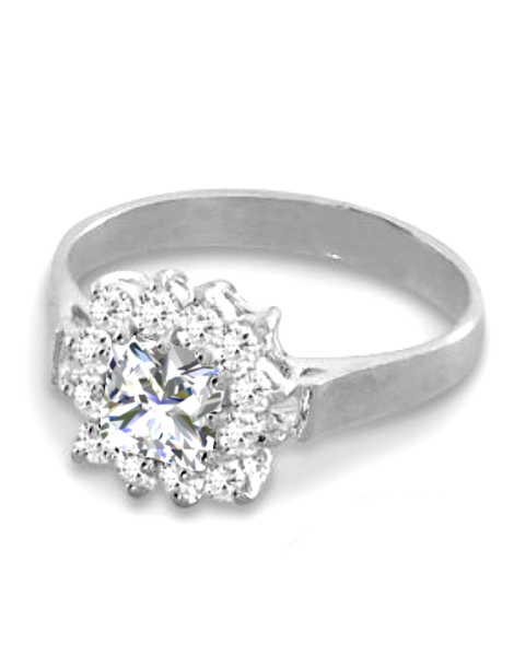 SREBRNY PIERŚCIONEK Z CYRKONIAMI KARMAZYCJA PR. 925 RÓŻNE KOLORY