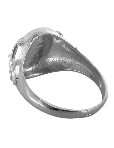 SREBRNY SYGNET Z ORNAMENTAMI PR. 925 + GRAWER