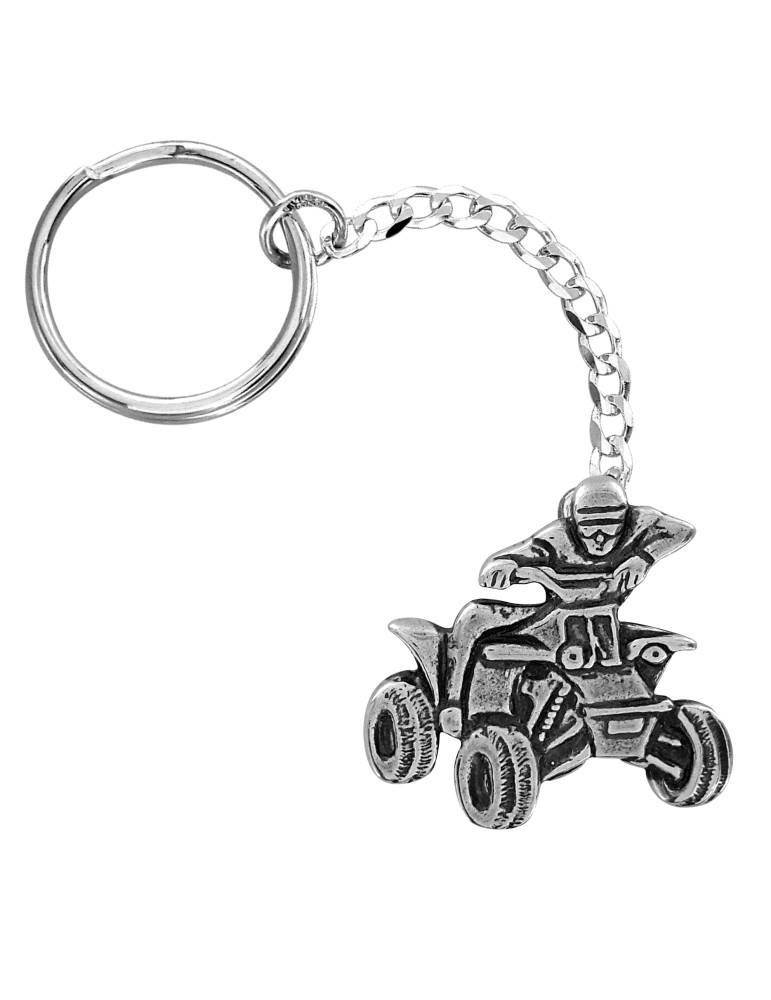 SREBRNY BRELOK DO KLUCZY QUAD PR. 925 + GRAWER GRATIS!