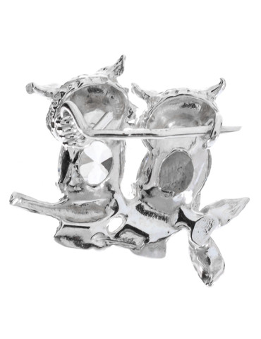 SREBRNA BROSZKA SOWY PR. 925