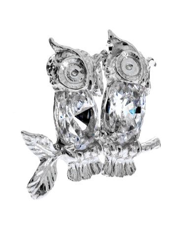 SREBRNA BROSZKA SOWY PR. 925