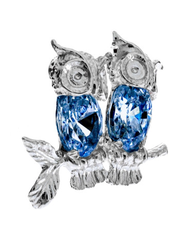 SREBRNA BROSZKA SOWY PR. 925