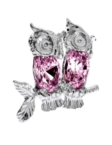 SREBRNA BROSZKA SOWY PR. 925