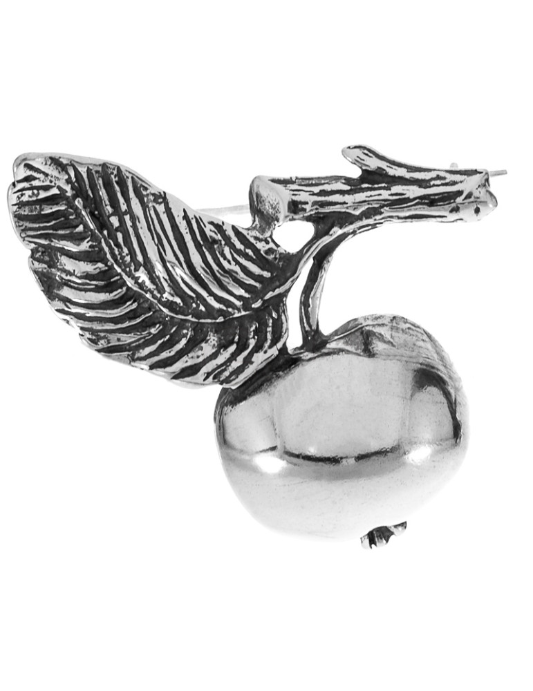 SREBRNA BROSZKA JABŁKO PR. 925