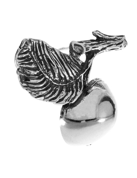 SREBRNA BROSZKA JABŁKO PR. 925