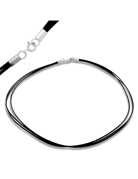 RZEMIEŃ ZE SKÓRY NATURALNEJ 45CM 3 LINKI