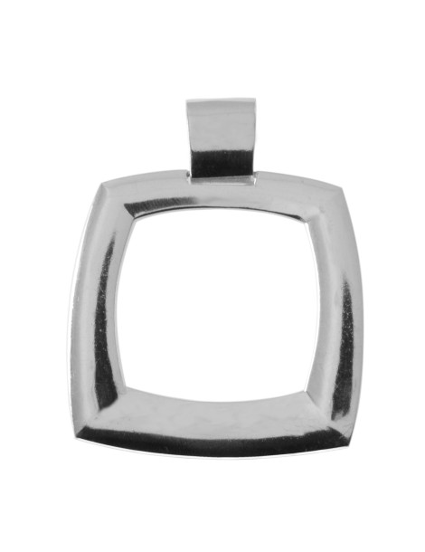 SREBRNY KOMPLET GŁADKI PROSTOKĄT PR. 925