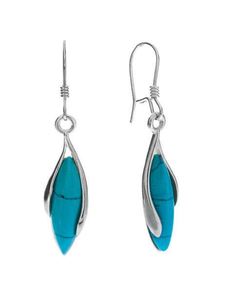 SREBRNY KOLOROWY KOMPLET PODŁUŻNY PIASEK PUSTYNI PR. 925