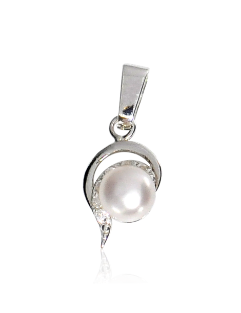 SREBRNY KOMPLET Z PERŁAMI PR. 925