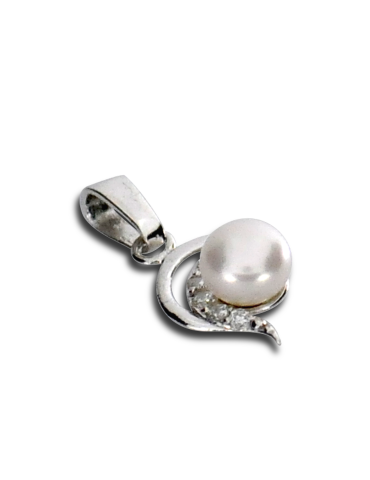 SREBRNY KOMPLET Z PERŁAMI PR. 925