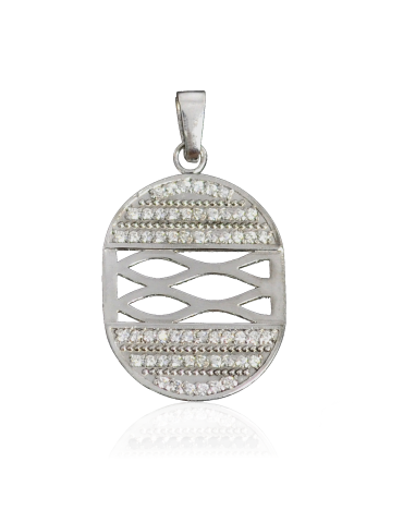 SREBRNY KOMPLET Z CYRKONIAMI PR. 925