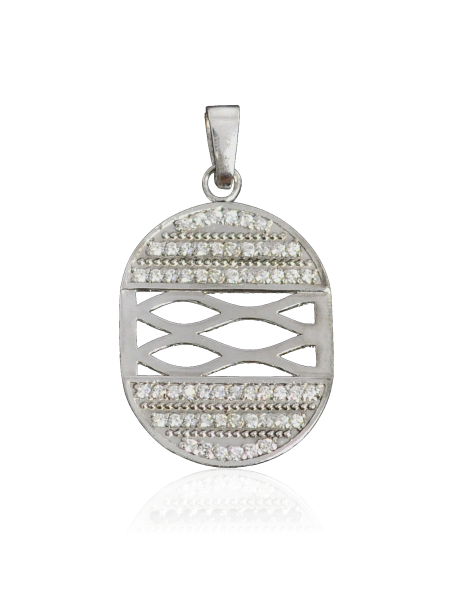 SREBRNY KOMPLET Z CYRKONIAMI PR. 925