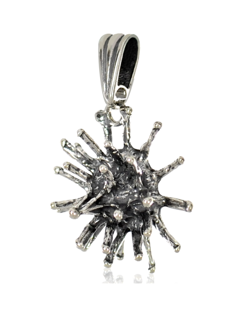 SREBRNY KOMPLET KULKI JEŻYKI OKSYDOWANE PR. 925