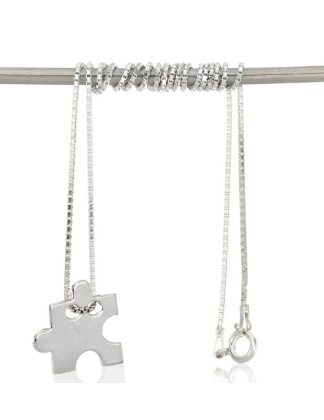 SREBRNY KOMPLET CELEBRYTKI PUZZLE PR. 925 + GRAWER GRATIS!