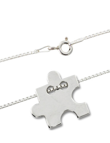 SREBRNY KOMPLET CELEBRYTKI PUZZLE PR. 925 + GRAWER GRATIS!