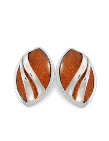 SREBRNY KOMPLET PIASEK PUSTYNI OPAL PR. 925