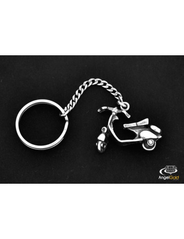 SREBRNY BRELOK DO KLUCZY SKUTER PR. 925