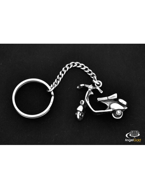 SREBRNY BRELOK DO KLUCZY SKUTER PR. 925