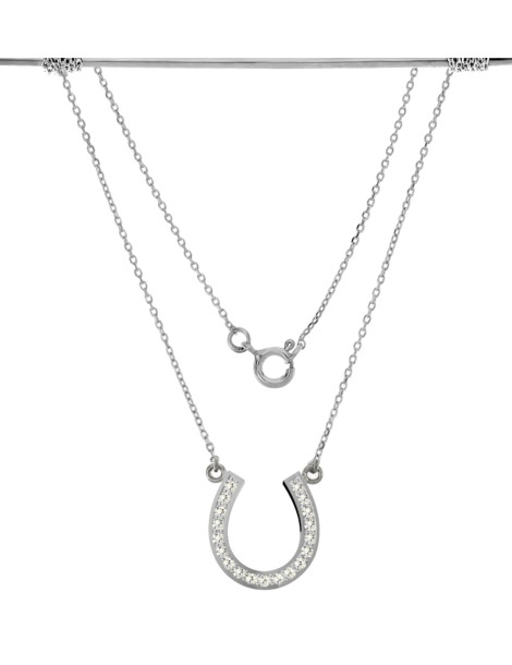 KOMPLET CELEBRYTKI PODKOWY ZE SREBRA PRÓBY 925