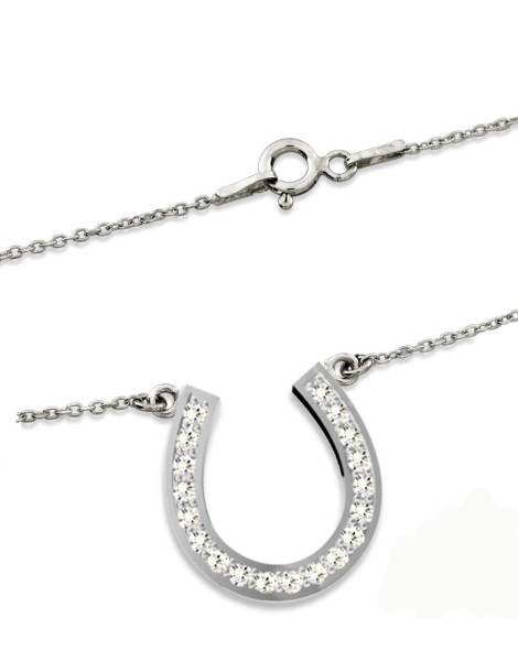 KOMPLET CELEBRYTKI PODKOWY ZE SREBRA PRÓBY 925