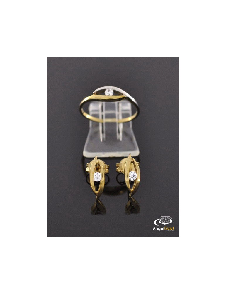 ZŁOTY KOMPLET Z CYRKONIAMI PR. 333