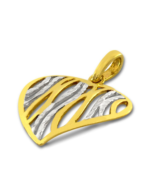 ZŁOTY WISIOREK AŻUROWE SERDUSZKO PR. 333