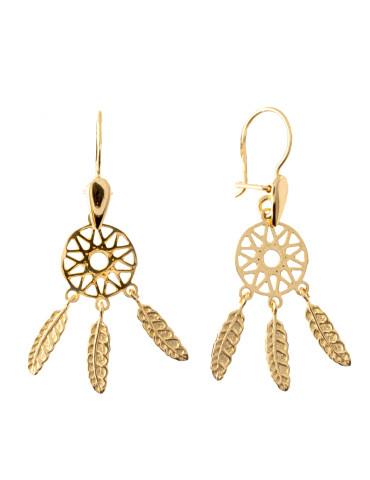 ZŁOTY KOMPLET ŁAPACZE SNÓW PR. 585