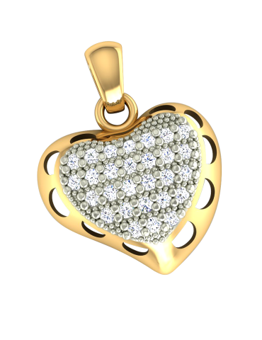 ZŁOTY KOMPLET SERDUSZKA Z CYRKONIAMI PR. 585