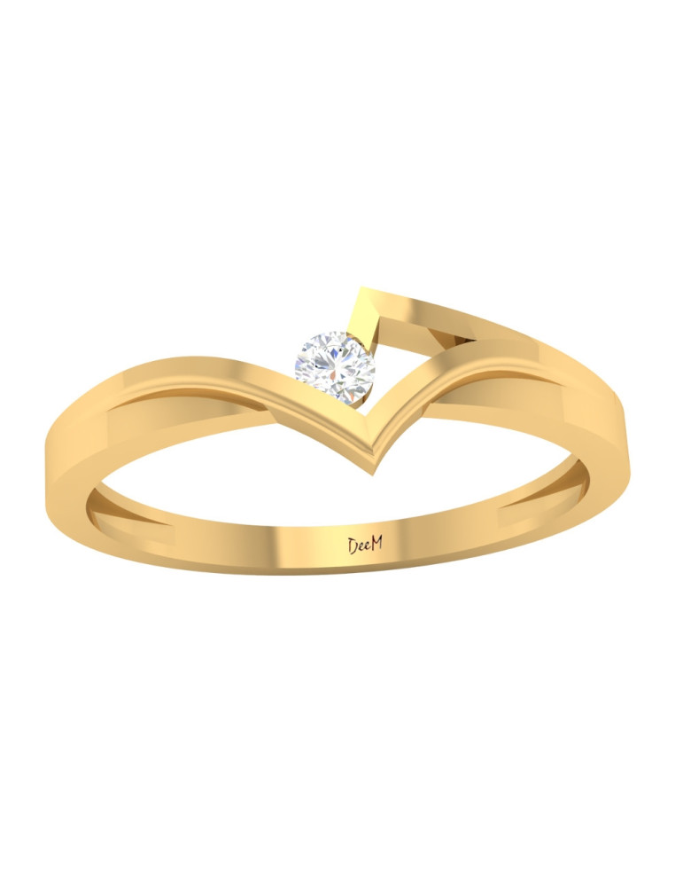 ZŁOTY PIERŚCIONEK ZARĘCZYNOWY PR. 585