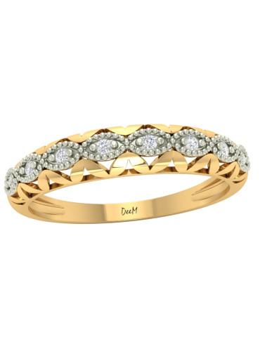 ZŁOTY PIERŚCIONEK WYSOKI ZAOKRĄGLONY PR. 585