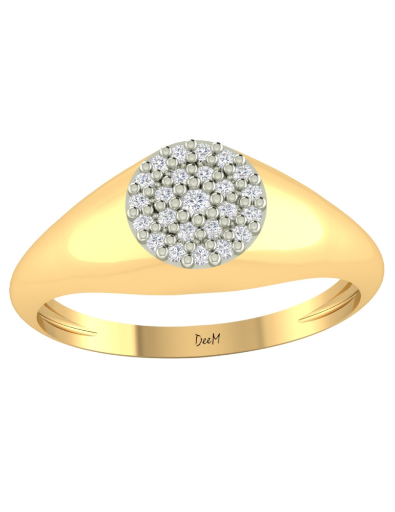 ZŁOTY PIERŚCIONEK ZARĘCZYNOWY PR. 585