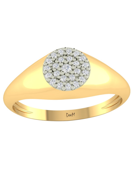 ZŁOTY PIERŚCIONEK ZARĘCZYNOWY PR. 585